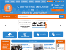 Tablet Screenshot of guiajaboticabal.com.br